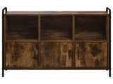 Sideboard Smoked Oak 97 x 33 x 81 cm Engineered Wood 8013862