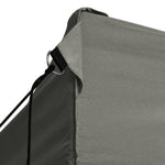 ZNTS Professional Folding Party Tent 3x4 m Steel Anthracite 48895