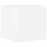 5 Piece TV Cabinet Set White Engineered Wood 3114246