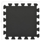 Floor Mats 54 pcs 4.86 EVA Foam Black 92457