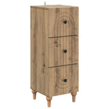 Drawer Cabinet Artisan Oak 33 x 34.5 x 90 cm Engineered Wood 894164