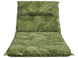 Sunlounger Cushion GEMERT 100% Polyester Leaf Design 947536