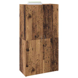 Office Cabinet Black Oak 60 x 32 x 115 cm Engineered Wood 879636