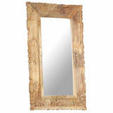 321636 Mirror 80x50 cm Solid Mango Wood