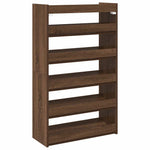 ZNTS Shoe Rack Brown Oak 60x25x100 cm Engineered Wood 859875
