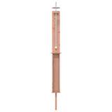 Outdoor Shower 246 cm Solid Douglas Wood and Stainless Steel 886354