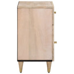 ZNTS Bedside Cabinet 50x33x60 cm Solid Wood Mango 358256