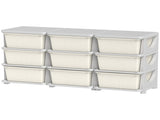 Kids Storage Unit, with Nine Drawers - Cream T3398P379054
