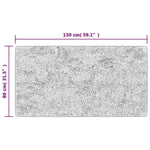 ZNTS Rug Washable Multicolour 80x150 cm Anti Slip 136585