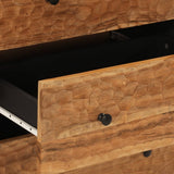 Side Cabinet 60x33x75 cm Solid Wood Acacia 356858