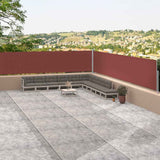 Retractable Side Awning Brown 117x1200 cm 318057