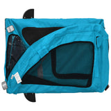 Pet Bike Trailer Blue Oxford Fabric and Iron 93981