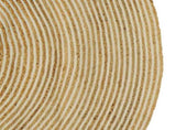 Area Rugs White 180 cm Jute 42010751
