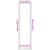 Doormat Anthracite 115x500 cm 4105556