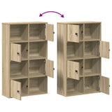 Bookcase Sonoma Oak 60x24x101.5 cm Engineered Wood 860393
