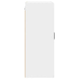 Wall Glass Cabinet PORTO High Gloss White 60 x 31 x 80 cm 885439