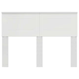 Headboard Gloss White Engineered wood 888313