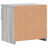 Bedside Cabinets 2 pcs Grey Sonoma 40x30x39 cm Engineered Wood 815132