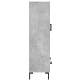 Highboard Concrete Grey 69.5x31x115 cm Engineered Wood 828240
