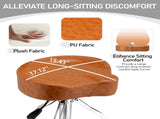 Drum Throne with Backrest, Hydraulic Drum Stool Adjustable Height, Heavy Duty Hydraulic Drum Seat 92668985