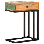 U-Shaped Side Table 45x30x61 cm Solid Reclaimed Wood 289092