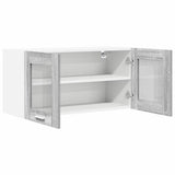 Hanging Cabinet Grey Sonoma and White 80 x 31 x 40 cm 884236