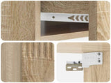 Wall-Mounted Bedside Cabinet 2 pcs Sonoma Oak 49 x 34.5 x 20 cm 898960