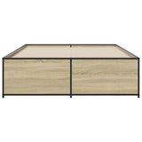 Bed Frame without Mattress Sonoma Oak 120x190 cm Small Double 3279908