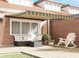 Awning Frame Green and Yellow 300 x 250 cm 3330175