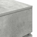 ZNTS Bedside Cabinets 2 pcs Concrete Grey 39x35x65 cm Engineered Wood 861326