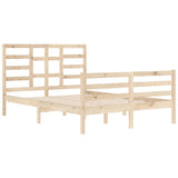 Bed Frame without Mattress Solid Wood 140x200 cm 3105860