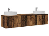 Bathroom Cabinet Set 3 pcs Old Wood 49.5 x 44.5 x 65 cm 3405675