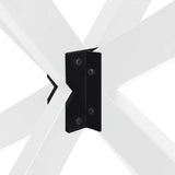 Dining Table Leg Spider Shape White 85x85x cm Steel 4013121