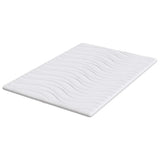 Mattress Topper White 140 x 200 x 5.5 cm Knit Fabric 4106419