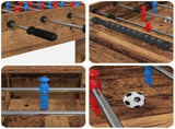 Foosball Table Old Wood 125 x 60.5 x 80 cm Engineered Wood 858891