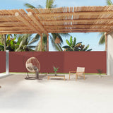 Retractable Side Awning Brown 180x1200 cm 318075