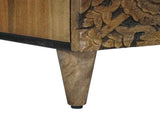 TV Cabinet with Drawer Brown 80 x 33.5 x 46 cm Solid Mango Wood 4018349