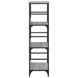 Bookshelf Grey Sonoma 50x33x117.5 cm Engineered Wood 835272