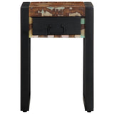 Side Table Multicolour 35x35x50 cm Solid Wood Reclaimed 4015944