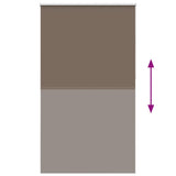 Roller Blind Blackout Coffee 140x210 cm Fabric Width 136.6 cm Polyester 4011058