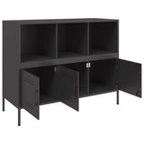 Sideboard Black 100.5x39x79 cm Steel 843090