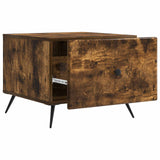 Coffee Table Smoked Oak 49 x 50 x 40 cm Engineered Wood 895660