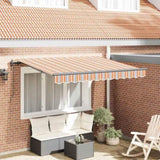 Retractable Awning Multicolour 350 x 200 cm Fabric 3329702