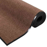 Doormat Brown and Black 120 x 180 cm Polypropylene and vinyl 4100780