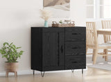 Sideboard Black Oak 69.5 x 34 x 90 cm Engineered Wood 881620
