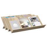 Magazine Rack Sonoma Oak 90 x 53 x 28.5 cm Engineered Wood 890890