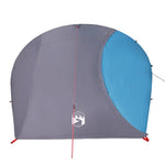 ZNTS Camping Tent Dome 4-Person Blue Waterproof 94728