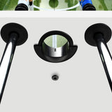 Football Table Steel 60 kg 140x74.5x87.5 cm White 92501