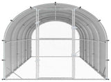 Chicken Coop Silver 600 x 200 x 200 cm Galvanised Steel 3434687