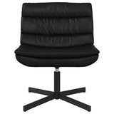 Swivel Chair Black 63 x 75 x 76 cm PU 42007339